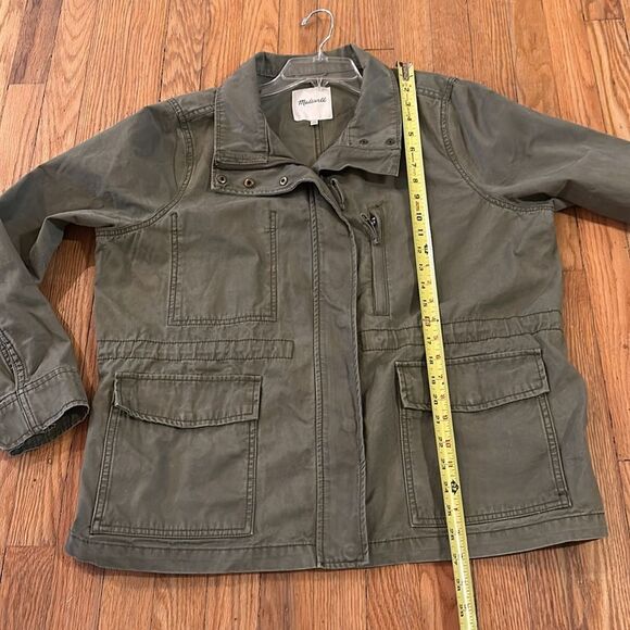 Madewell Utility Jacket in Olive Green - Picture 8 of 11